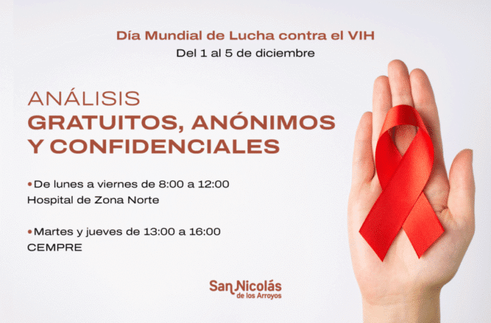 Día Mundial de Lucha contra el VIH: testeos gratuitos en el CEMPRE y el Hospital de Zona Norte