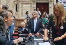 El oficialismo evalúa expulsar a Florencia Carignano de Diputados tras el escándalo en el recinto