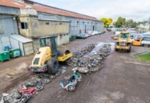 La Municipalidad realizó la compactación de motos secuestradas