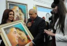 Delcy Rodriguez desmanteló el Salon “Nestor Kirchner” en el Palacio Miraflores